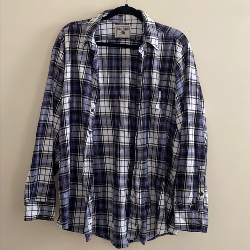 Men’s Plaid Botton Down Shirt